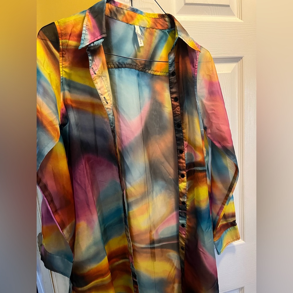 Colorful Button down - Picture 2 of 2